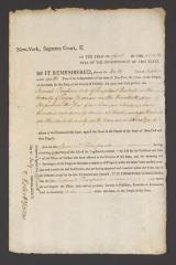 Judgment against Samuel Thompson as an enemy of the state