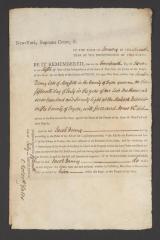 Judgment against Jacob Denny as an enemy of the state