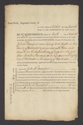 Judgment against Gabriel Devenport as an enemy of the state