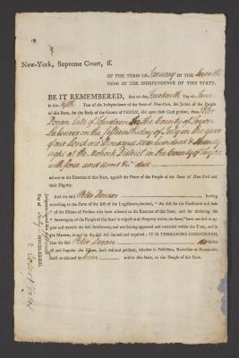 Judgment against Peter Doran as an enemy of the state