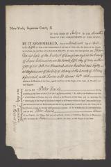 Judgment against Peter Davis as an enemy of the state