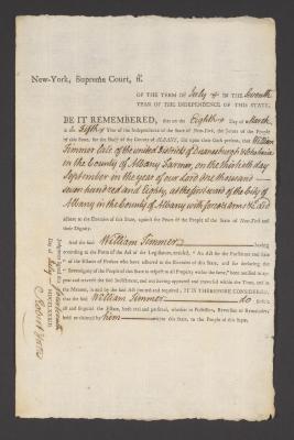 Judgment against William Timmer as an enemy of the state