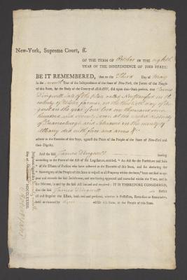 Judgment against James Dingwell as an enemy of the state