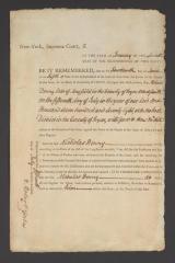Judgment against Nicholas Denny as an enemy of the state