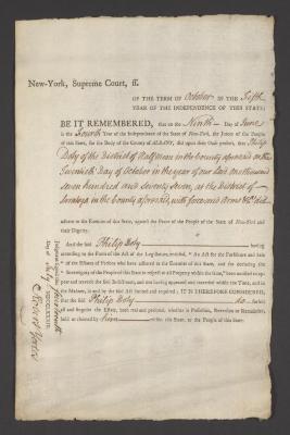 Judgment against Philip Doty as an enemy of the state