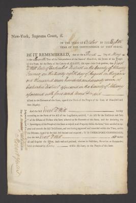 Judgment against Evert D'Witt as an enemy of the state