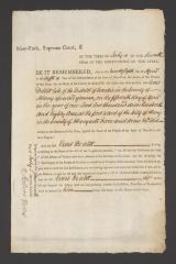 Judgment against Evert DeWitt as an enemy of the state