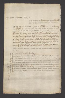 Judgment against David DeLong as an enemy of the state