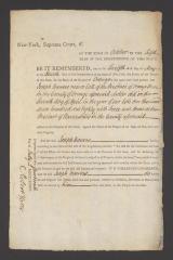 Judgment against Joseph Dawers as an enemy of the state