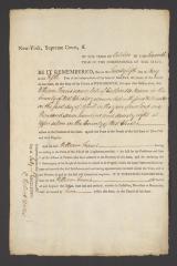 Judgment against William Travis as an enemy of the state