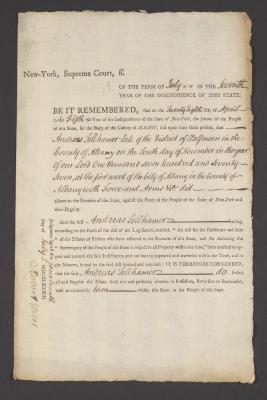 Judgment against Andreas Tollhamer as an enemy of the state