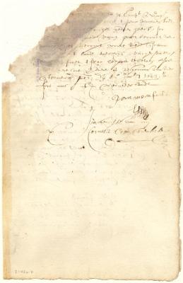 Report of referees on a claim of Nicolaes Boot against Michel Picet for clearing land