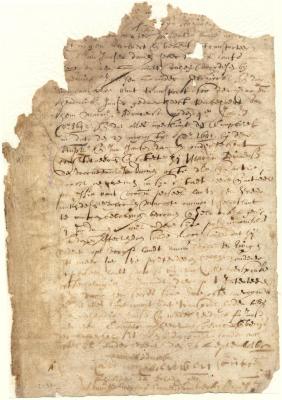 Deed from Maryn Adriaensen to Jan Jansen Damen for a parcel of land in the smith's valley, Manhattan Island