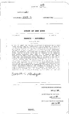 NYS Bill and Veto Jackets: 2021, Chapter 59