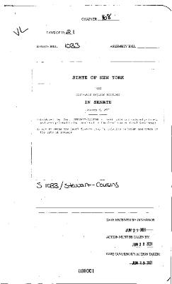 NYS Bill and Veto Jackets: 2021, Chapter 168