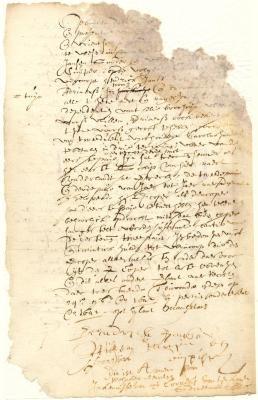 Contract of sale between Hendrick Jansen and Willem Adriaensen of a garden, dwelling house and brewery at Manhattan