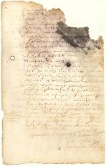 Contract of sale of the plantation of the late Claes Cornelissen Swits from Harmen Meyndertsen van den Bogaert to James Smith and William Brown