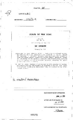 NYS Bill and Veto Jackets: 2021, Chapter 211