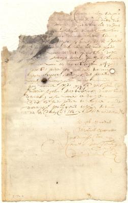 Declaration of Hugh Duxdall and Michael Chatterton that Jan Haes called Nicolaes Tenner a rogue
