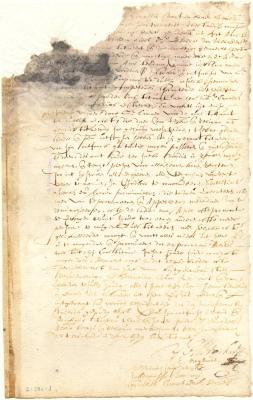 Power of attorney from Director Kieft to Dirck Niesen of Amsterdam to receive from Balthasar Cramer of Dublin certain money furnished his son in France