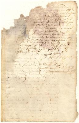 Bond of Jacob Bouwens to reimburse Johannes Winckelman for money to be paid to him by Philip Gerritsen