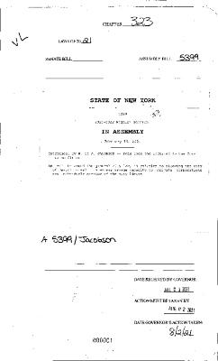 NYS Bill and Veto Jackets: 2021, Chapter 323