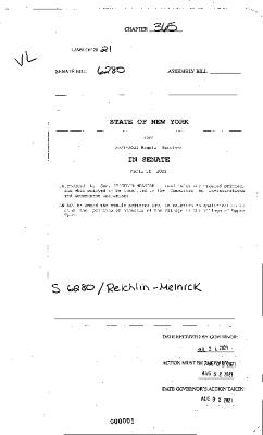 NYS Bill and Veto Jackets: 2021, Chapter 365