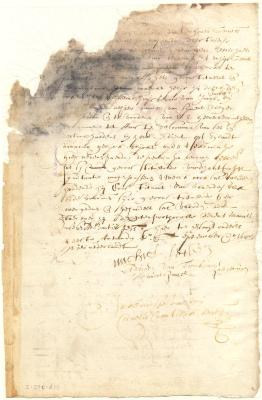 Power of attorney from Michael Kaiser to the wife of Jacob Jacobsen Roy to receive money due him by the West India Company