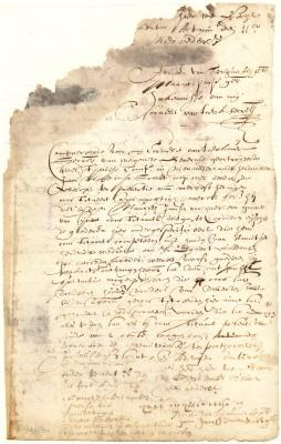 Power of attorney from Jan Willemsen Schut to Maurits Jansen of Haerlem to receive his share of his brother's estate