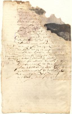 Declaration of Pieter Jansen Groen regarding an assault committed on Ensign Hendrick van Dyck by Gerrit Dircksen
