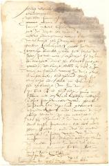 Declaration of Philip Gerardy respecting a wound he received at night from Jan Jansen Damen after conducting him home