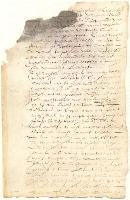Contract of sale between Cornelis Dircksen Hooglandt and Willem Tomassen of a house and garden and 16 or 17 morgens of land together with rights of the ferry