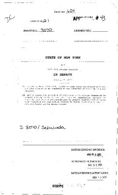 NYS Bill and Veto Jackets: 2021, Chapter 624