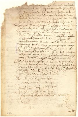 Declaration of Pieter Cock and Roeloff Jansen that since the destruction of Achter Col by the Indians there has been no chance to inspect the place