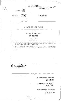 NYS Bill and Veto Jackets: 2021, Chapter 796