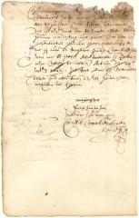 Declaration of Remmert Jansen and Rouloff Jansen Haes as to a debt claimed by Benedict Hendricks from Hillegont Joris