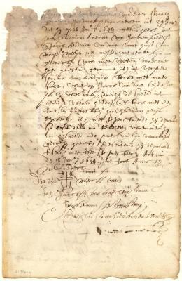 Declaration of Jan Jacobsen respecting the wounding of Han Hendricks
