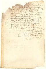 Lease of a plantation from Isaac de Forest to John Denton