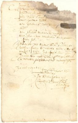 Declaration of Jacob Jacobsen Roy as to his debts