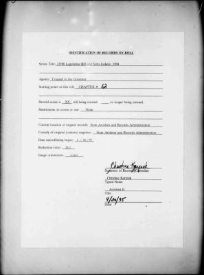 NYS Bill and Veto Jackets: 1994, Chapter 12