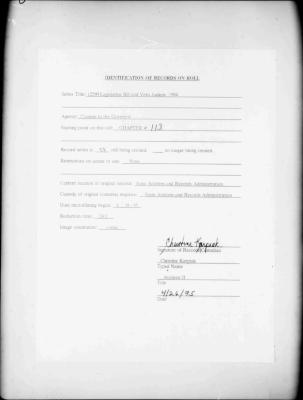 NYS Bill and Veto Jackets: 1994, Chapter 113