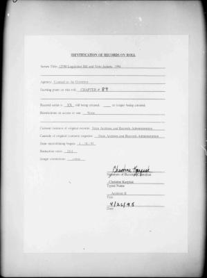 NYS Bill and Veto Jackets: 1994, Chapter 89