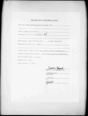 NYS Bill and Veto Jackets: 1994, Chapter 115