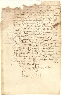 Declaration of Claes van Elslandt and others that they saw the woman residing on Old Jan's plantation drive the Company's cattle into the swamp
