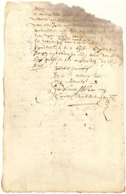 Indenture of Albert Cornelissen to Cosyn Gerritsen, wheelwright