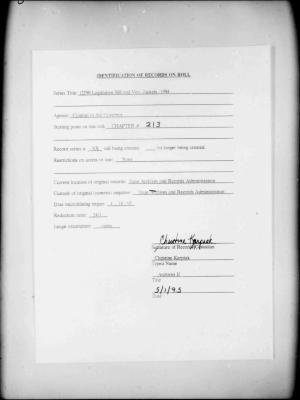 NYS Bill and Veto Jackets: 1994, Chapter 213