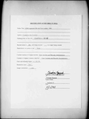 NYS Bill and Veto Jackets: 1994, Chapter 208