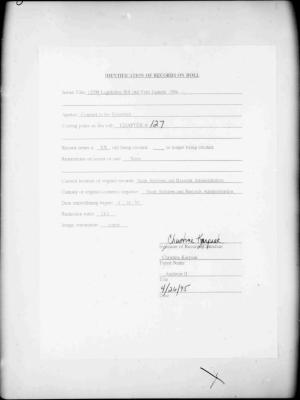 NYS Bill and Veto Jackets: 1994, Chapter 127