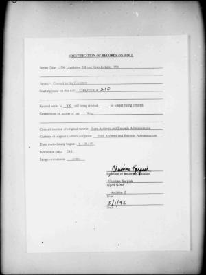 NYS Bill and Veto Jackets: 1994, Chapter 210