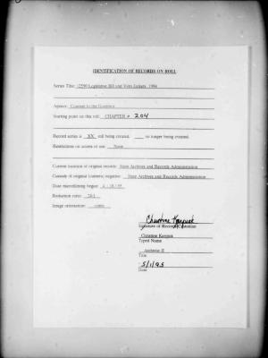 NYS Bill and Veto Jackets: 1994, Chapter 204